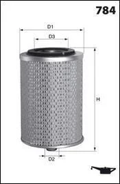 Фільтр оливи (аналог51073E/OX71) MECAFILTER ELH4703