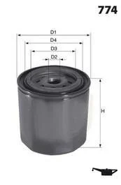 Гідравлічний фільтр, автоматична коробка передач MECAFILTER ELH4754