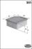 ФІЛЬТР ПОВІТРЯ BMW 1/3/X1 E81/E81/E90/91/92 118/120/320/335D 09/06- MECAFILTER ELP9315 (фото 1)