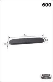 Фільтр, повітря у салоні MECAFILTER ELR7511