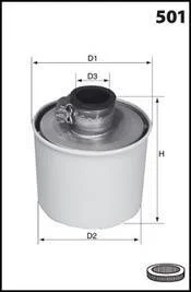 Фільтр повітря, вхідне повітря компресора MECAFILTER FA3178