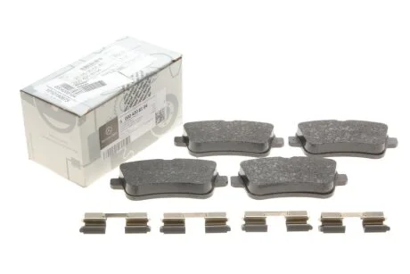 Комплект гальмівних колодок, дискове гальмо MERCEDES-BENZ 0004208104