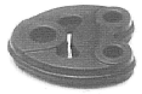 Резинка подвески глушителя Mercedes W124/201 Metalcaucho 00089