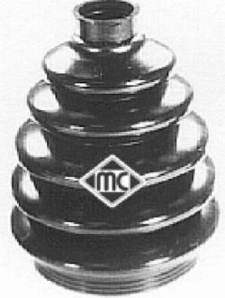 Пильовик ШРКШ зовн. 25x86x120 VW Golf V/Touran 03-/Passat 05-/Caddy 04-/Audi A3 03-/Skoda Octavia 04-/Seat Altea/Toledo 04-/Leon 05- Metalcaucho 00297