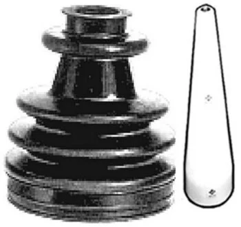 Комплект пыльника, приводной вал Metalcaucho 01710E