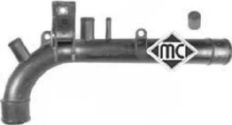 Патрубок системы охлаждения Opel Astra G,Zafira 1.4/1.6,Vectra Metalcaucho 03183