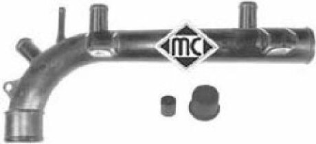 Патрубок системы охлаждения Opel Astra G,Zafira 2.0,Vectra Metalcaucho 03184