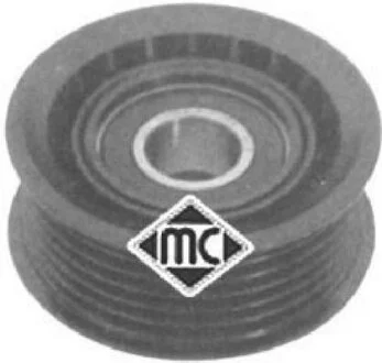 Ролик направляющий ремня ручейкового Audi A4,A6,Passat 98- 2.5TDi, MB M112/OM601 Metalcaucho 05046