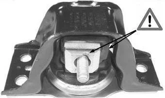 Подушка ДВЗ правая Renault Clio III, Modus (04-) Metalcaucho 05144