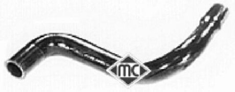 Патрубок радіатора VW Golf/Passat 1.8 88-99 Metalcaucho 08391