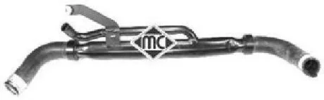 Патрубок радиатора Peugeot 406 1.6, 1.8 (95-) Metalcaucho 08566