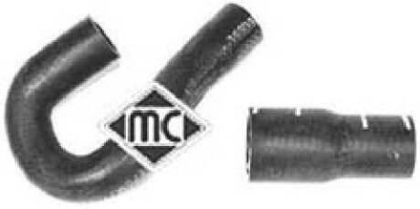 Шланг радіатора Metalcaucho 08891