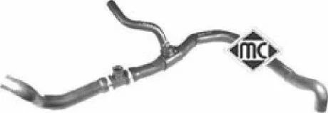 Шланг радіатора Metalcaucho 09023