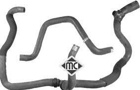 Патрубок системы отопления Renault Megane II, Scenic II Metalcaucho 09175