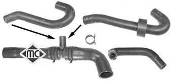 Шланг, теплообмінник системи опалення Metalcaucho 09314