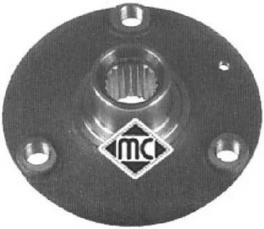 Маточина колеса перед Peugeot 106 1.0, 1.1 (96-) Metalcaucho 90044