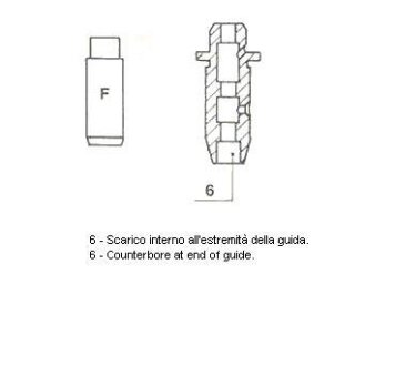 Направляюча клапана EX NISSAN CD17/CD20 48X7X11.03 Metelli 012583