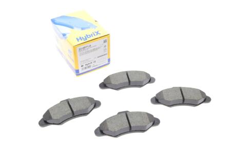 Комплект гальмівних колодок (дискових) Metelli 22-0071-0