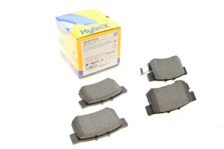 Комплект тормозных колодок, дисковый механизм Metelli 22-0173-0