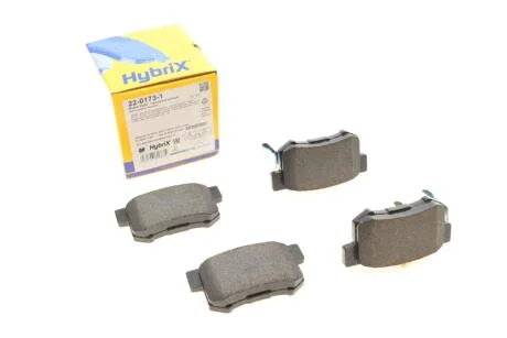 Комплект гальмівних колодок (дискових) Metelli 22-0173-1