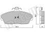 Комплект тормозных колодок, дисковый тормоз Metelli 22-0174-1 (фото 1)