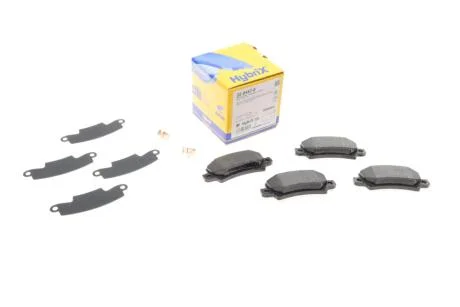 Комплект гальмівних колодок (дискових) Metelli 22-0447-0