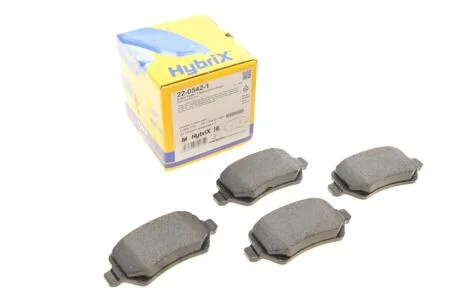 Комплект тормозных колодок, дисковый механизм Metelli 22-0542-1