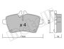 Комплект тормозных колодок, дисковый тормоз Metelli 22-0646-0 (фото 7)