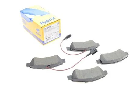 Комплект гальмівних колодок (дискових) Metelli 22-0710-1