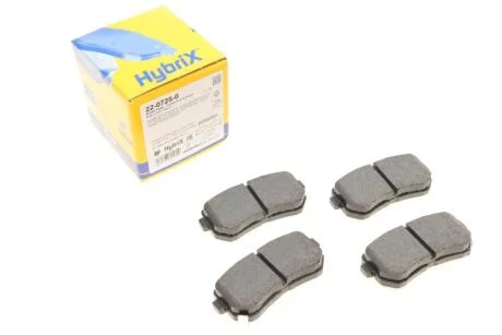 Комплект гальмівних колодок (дискових) Metelli 22-0725-0