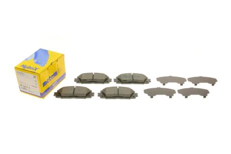 Комплект гальмівних колодок (дискових) Metelli 22-0745-1