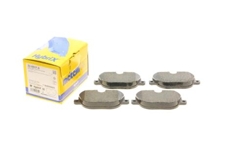Комплект гальмівних колодок (дискових) Metelli 22-0837-0
