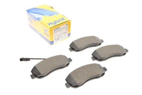 Комплект гальмівних колодок (дискових) Metelli 22-0898-0