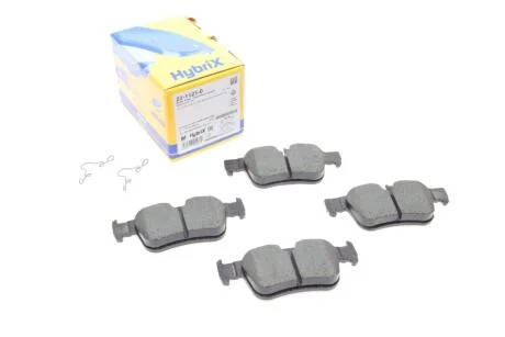 Комплект гальмівних колодок (дискових) Metelli 22-1121-0