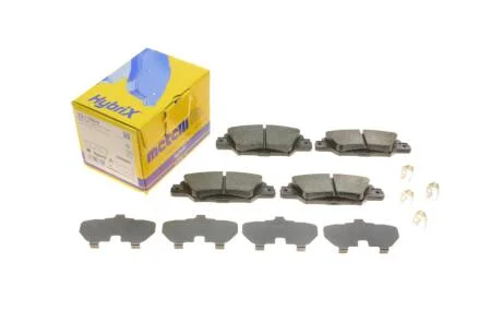 Комплект гальмівних колодок (дискових) Metelli 22-1158-0