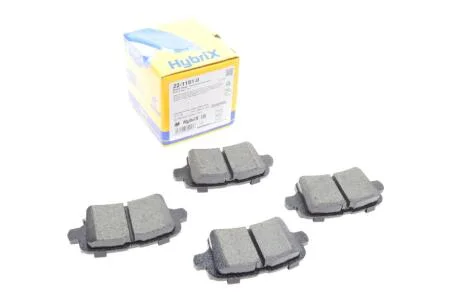 Комплект гальмівних колодок (дискових) Metelli 22-1181-0