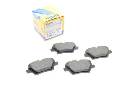 Комплект гальмівних колодок (дискових) Metelli 22-1243-0