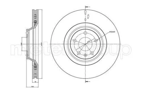 Диск гальмівний Metelli 23-0868C