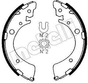 Комплект гальмівних колодок Metelli 530153