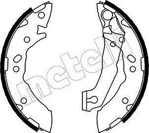 Комплект гальмівних колодок Metelli 530169