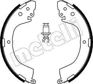 Комплект тормозных колодок Metelli 53-0260