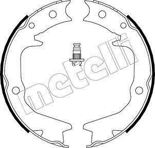 Колодки ручного тормоза (167X32) (система AKEBONO) Mitsubishi 87-13 Metelli 530265