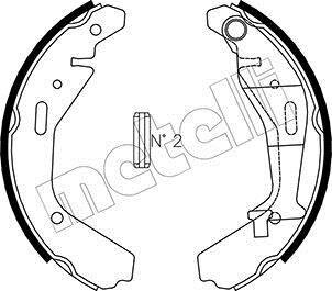 Комплект гальмівних колодок Metelli 530318