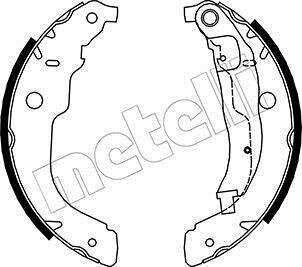 Барабанные тормозные колодки DS3/C3new/207 228x42 Metelli 530333