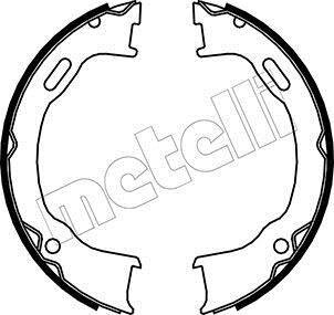 Комплект гальмівних колодок, стоянкове гальмо Metelli 530364