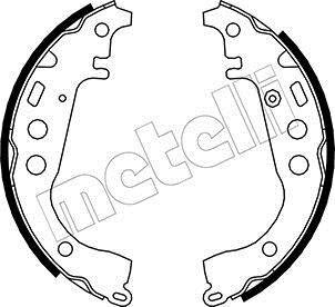 Комплект тормозных колодок Metelli 53-0431