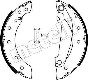 Комплект тормозных колодок Metelli 53-0476