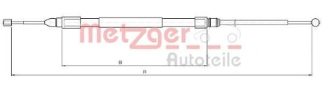 Тросовий привод, стоянкове гальмо METZGER 10.4138