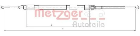 Трос ручного гальма METZGER 10.4158
