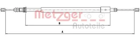 Тросовий привод, стоянкове гальмо METZGER 10.4577